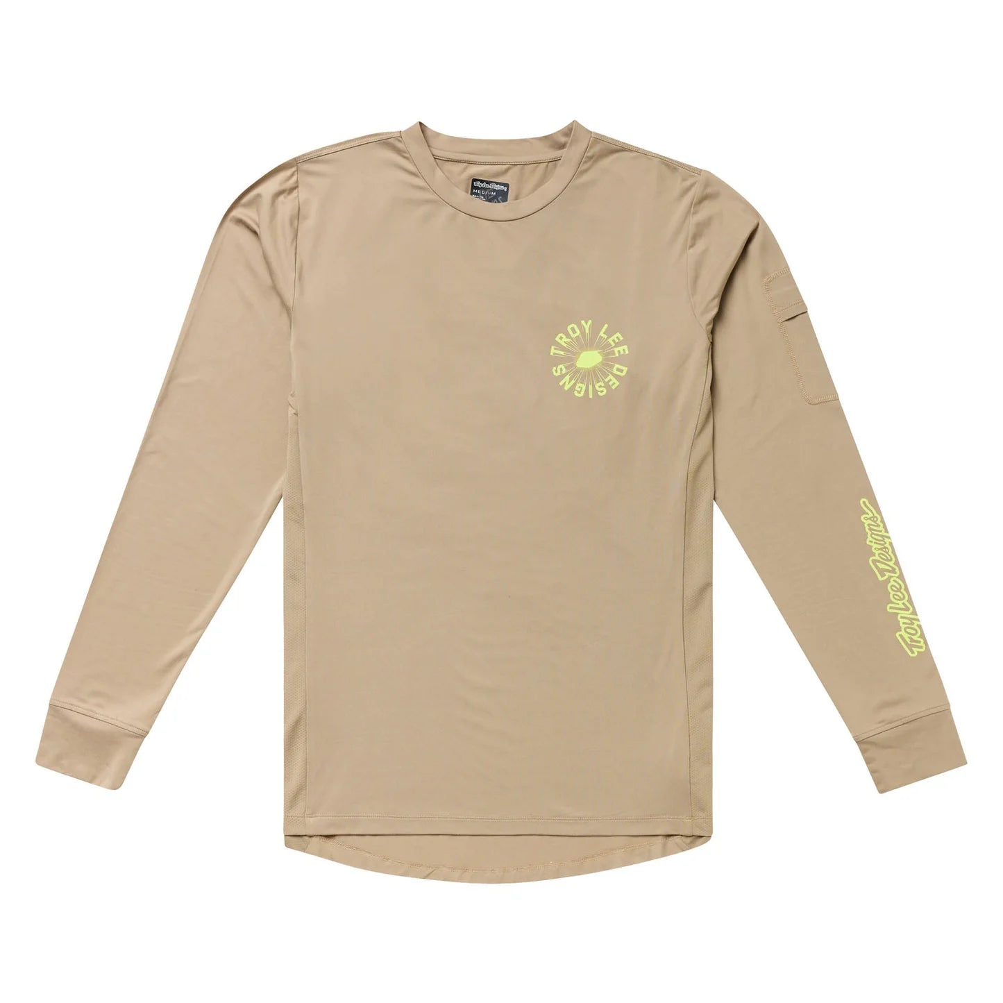 Troy Lee Designs Ruckus Long Sleeve Ride Tee - The Fuzz - Timber