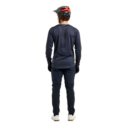 Troy Lee Designs Skyline Chill Long Sleeve MTB Jersey - Rockslide - Obsidian