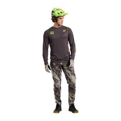 Troy Lee Designs Skyline Long Sleeve MTB Jersey - Elemental - Dark Earth