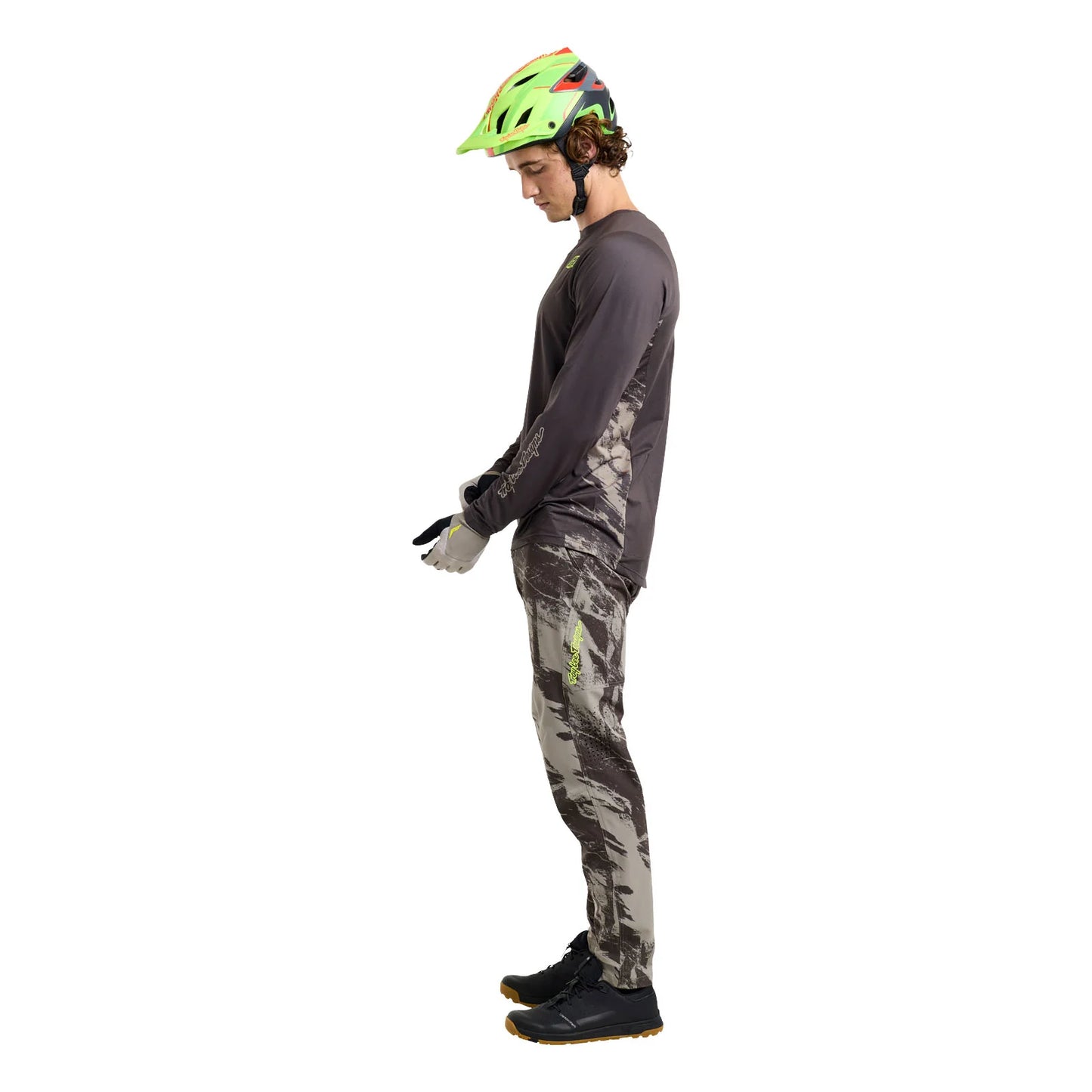 Troy Lee Designs Skyline Long Sleeve MTB Jersey - Elemental - Dark Earth