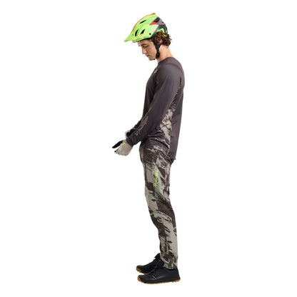 Troy Lee Designs Skyline Long Sleeve MTB Jersey - Elemental - Dark Earth