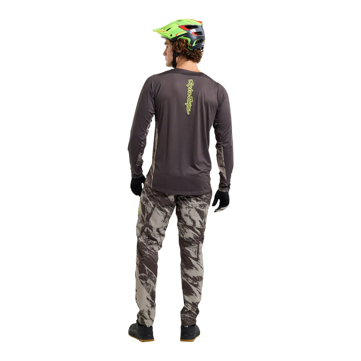Troy Lee Designs Skyline Long Sleeve MTB Jersey - Elemental - Dark Earth