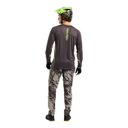 Troy Lee Designs Skyline Long Sleeve MTB Jersey - Elemental - Dark Earth