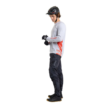Troy Lee Designs Skyline Long Sleeve MTB Jersey - Elemental - Limestone