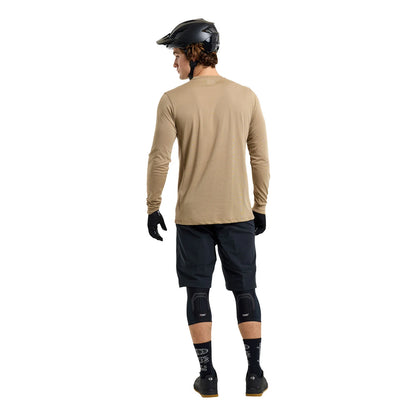 Troy Lee Designs Skyline Long Sleeve Ride Tee - Scrubbed - Timber