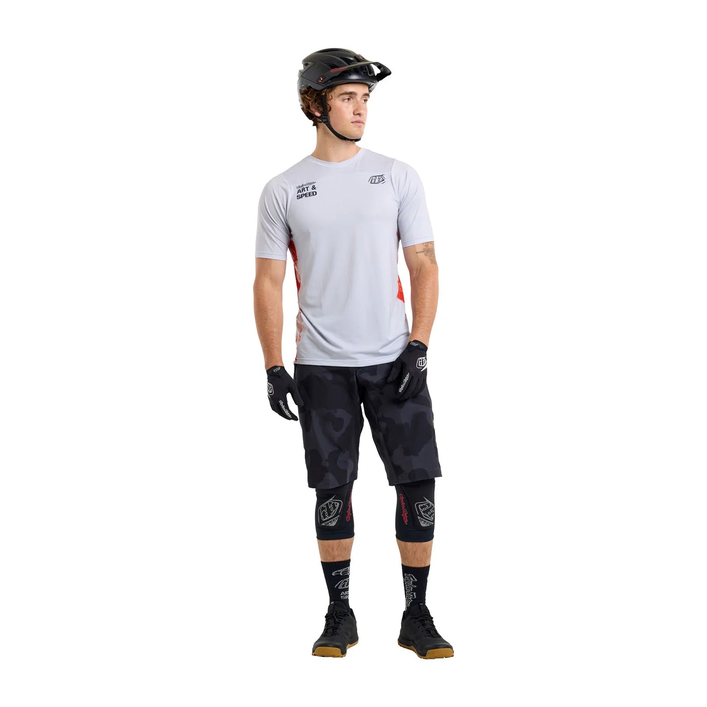 Troy Lee Designs Skyline Short Sleeve MTB Jersey - Elemental - Limestone