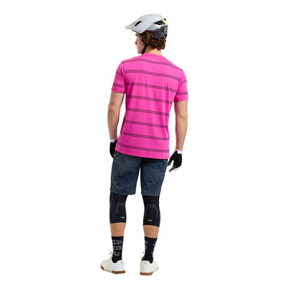 Troy Lee Designs Skyline Short Sleeve Ride Tee - Washed Out - Party Pink