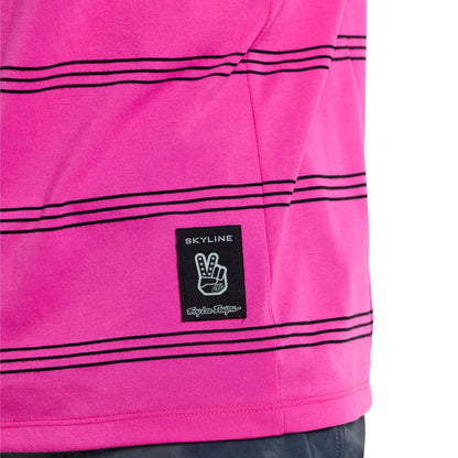 Troy Lee Designs Skyline Short Sleeve Ride Tee - Washed Out - Party Pink