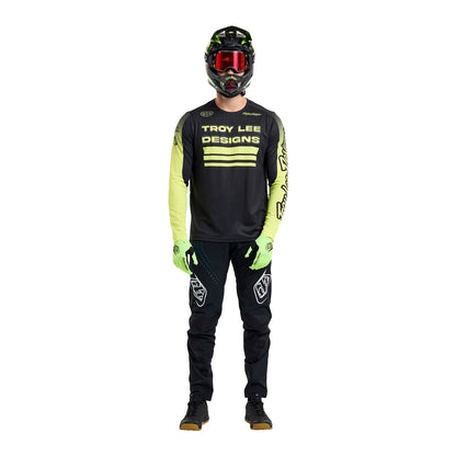 Troy Lee Designs Sprint Long Sleeve MTB Jersey - Segment - Black