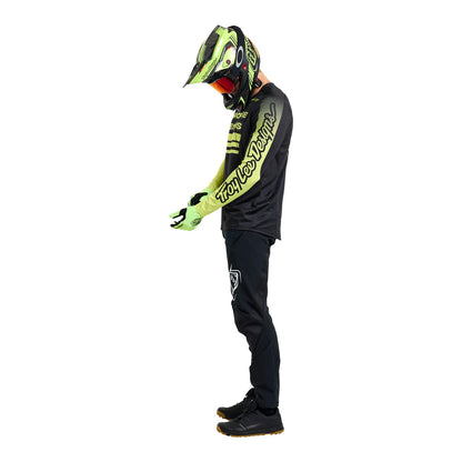 Troy Lee Designs Sprint Long Sleeve MTB Jersey - Segment - Black