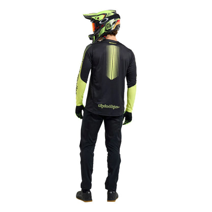 Troy Lee Designs Sprint Long Sleeve MTB Jersey - Segment - Black