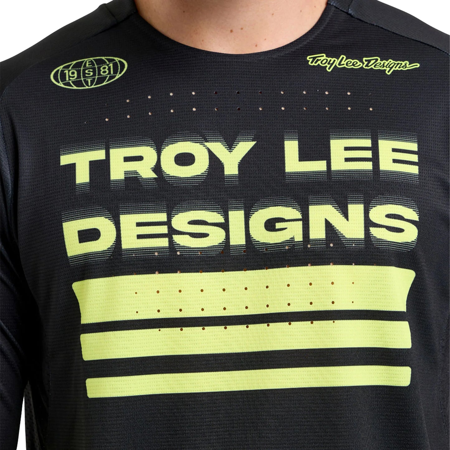 Troy Lee Designs Sprint Long Sleeve MTB Jersey - Segment - Black