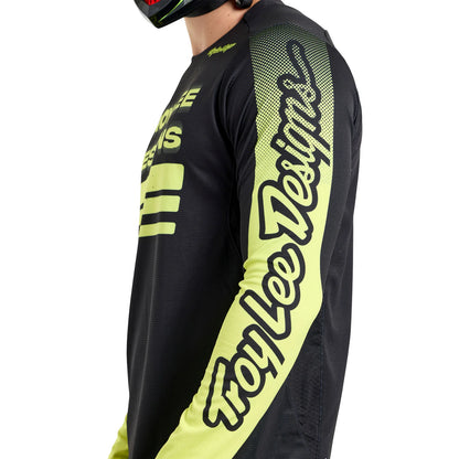 Troy Lee Designs Sprint Long Sleeve MTB Jersey - Segment - Black