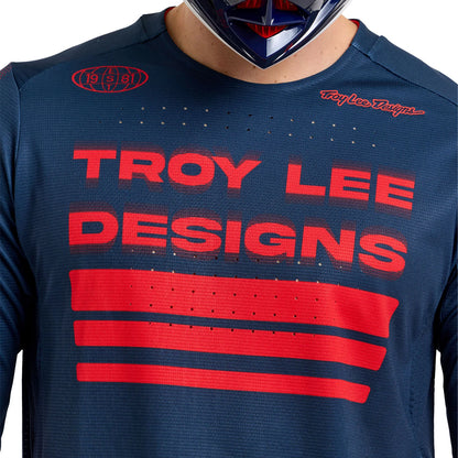 Troy Lee Designs Sprint Long Sleeve MTB Jersey - Segment - Midnight