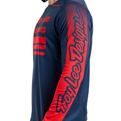 Troy Lee Designs Sprint Long Sleeve MTB Jersey - Segment - Midnight