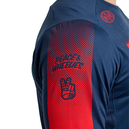 Troy Lee Designs Sprint Long Sleeve MTB Jersey - Segment - Midnight