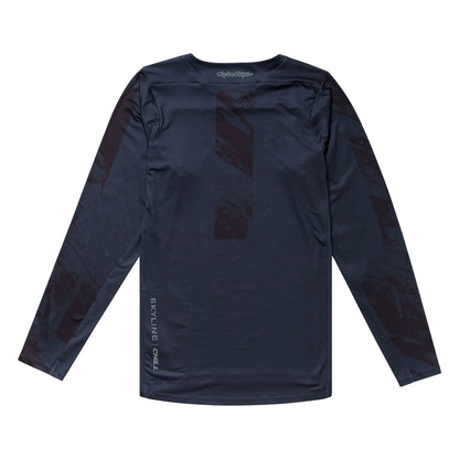 Troy Lee Designs Skyline Chill Long Sleeve MTB Jersey - Rockslide - Obsidian