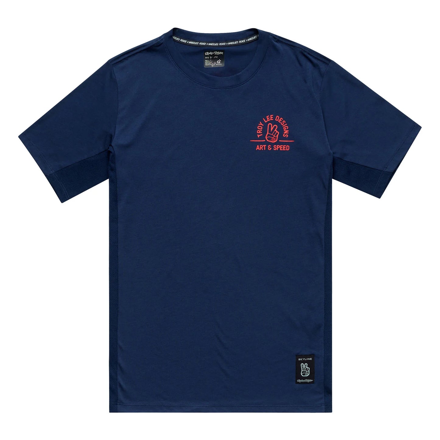 Troy Lee Designs Skyline Short Sleeve Ride Tee - Locals - Midnight