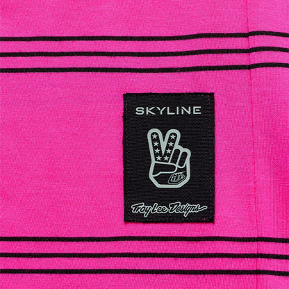 Troy Lee Designs Skyline Short Sleeve Ride Tee - Washed Out - Party Pink