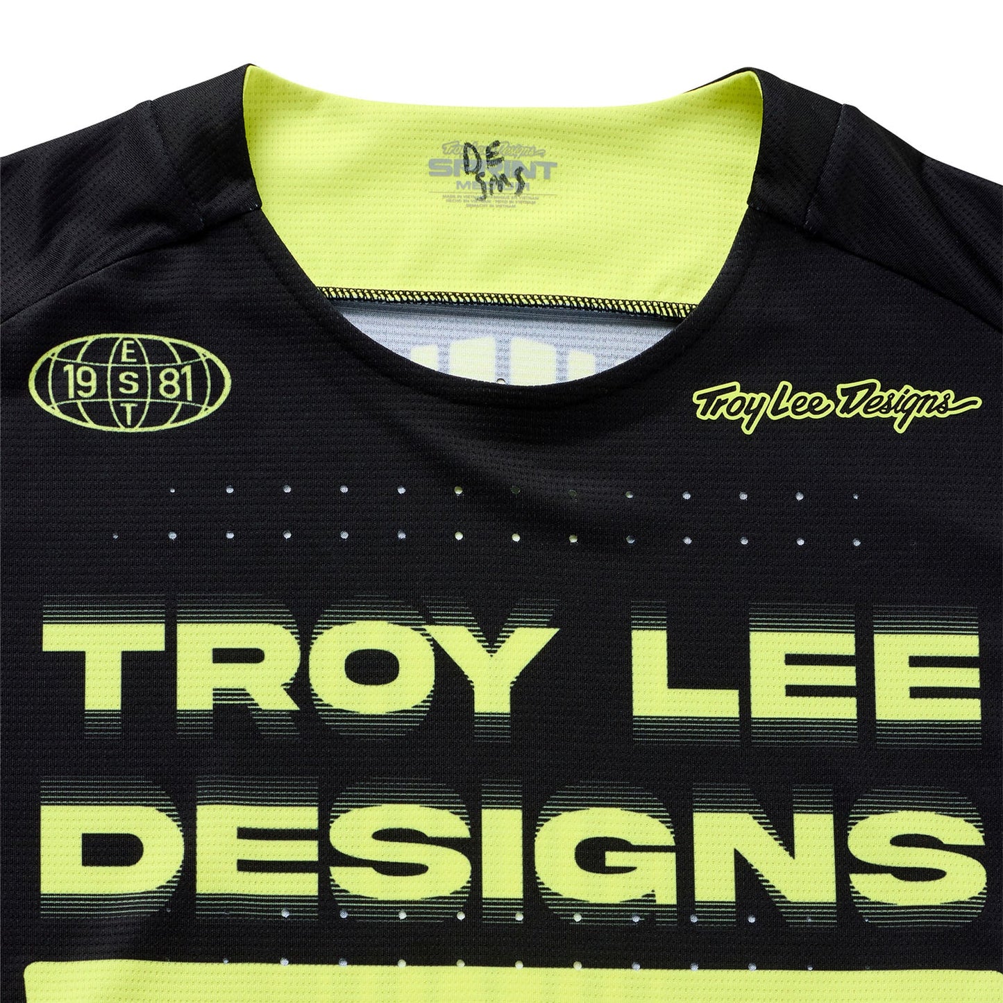 Troy Lee Designs Sprint Long Sleeve MTB Jersey - Segment - Black