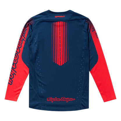 Troy Lee Designs Sprint Long Sleeve MTB Jersey - Segment - Midnight