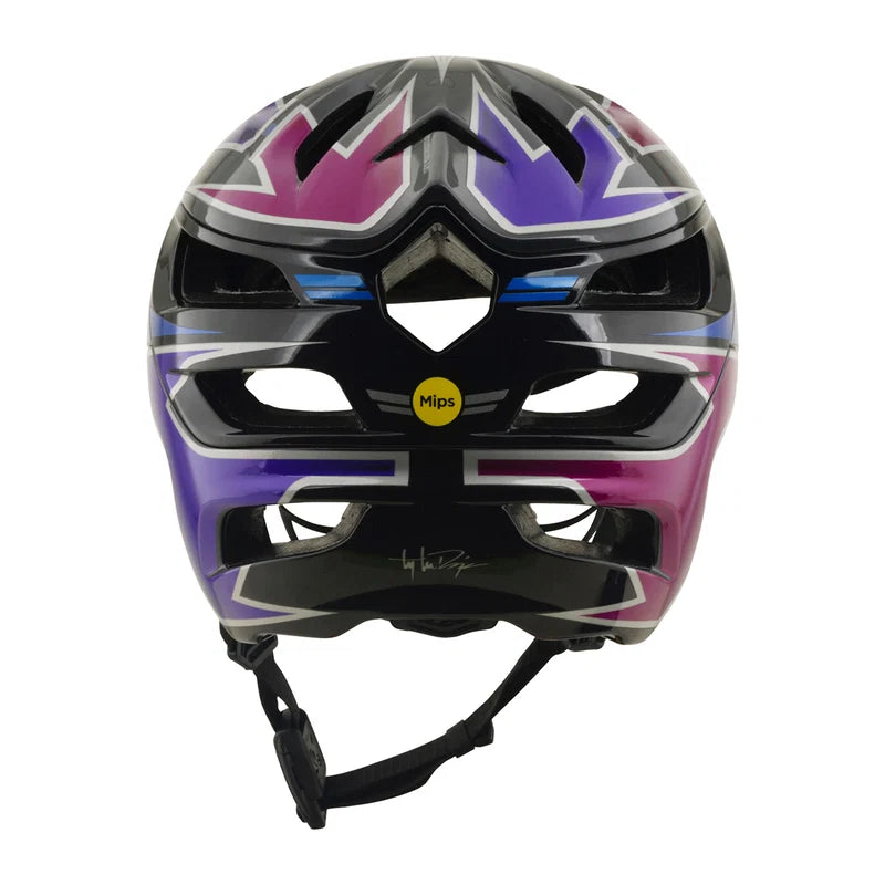Troy Lee Designs A3 MIPS MTB Helmet - Mask - Black-Purple