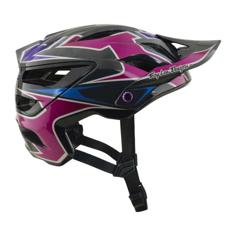 Troy Lee Designs A3 MIPS MTB Helmet - Mask - Black-Purple