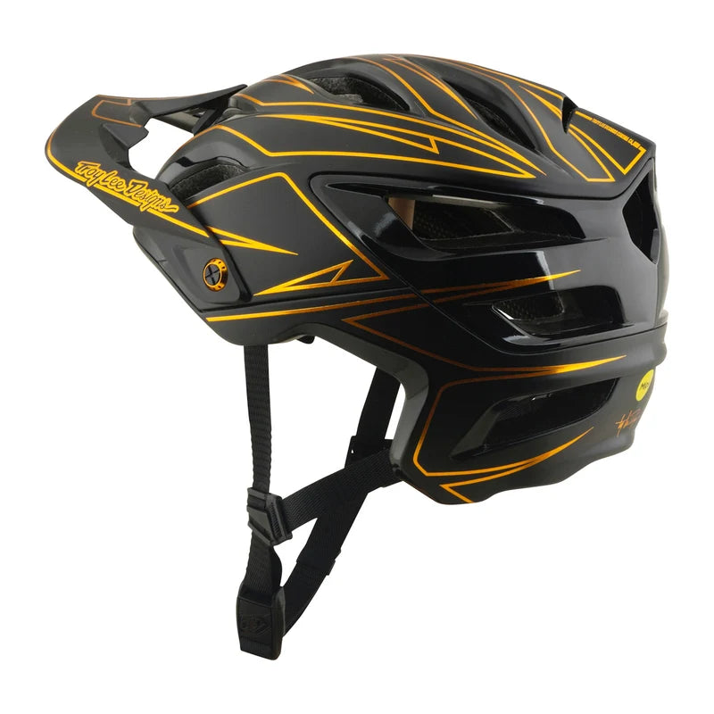Troy Lee Designs A3 MIPS MTB Helmet - Pinstripe - Black