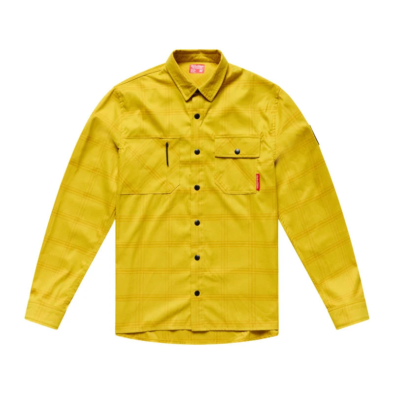 Troy Lee Designs Ruckus Ride Flannel Shirt - YD Plaid - Acid