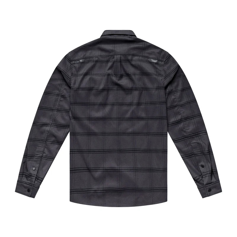Troy Lee Designs Ruckus Ride Flannel Shirt - YD Plaid - Coal