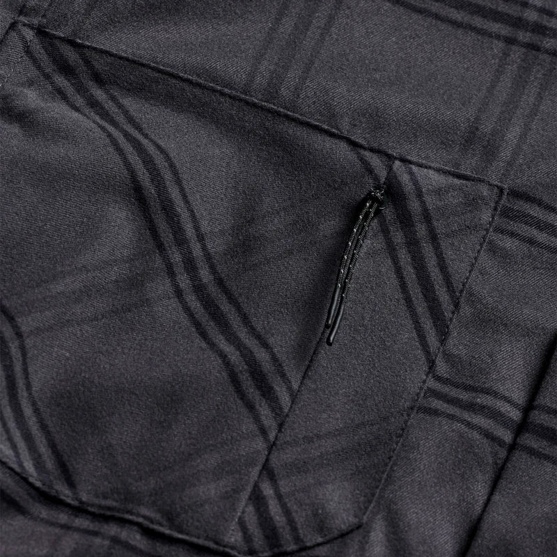 Troy Lee Designs Ruckus Ride Flannel Shirt - YD Plaid - Coal