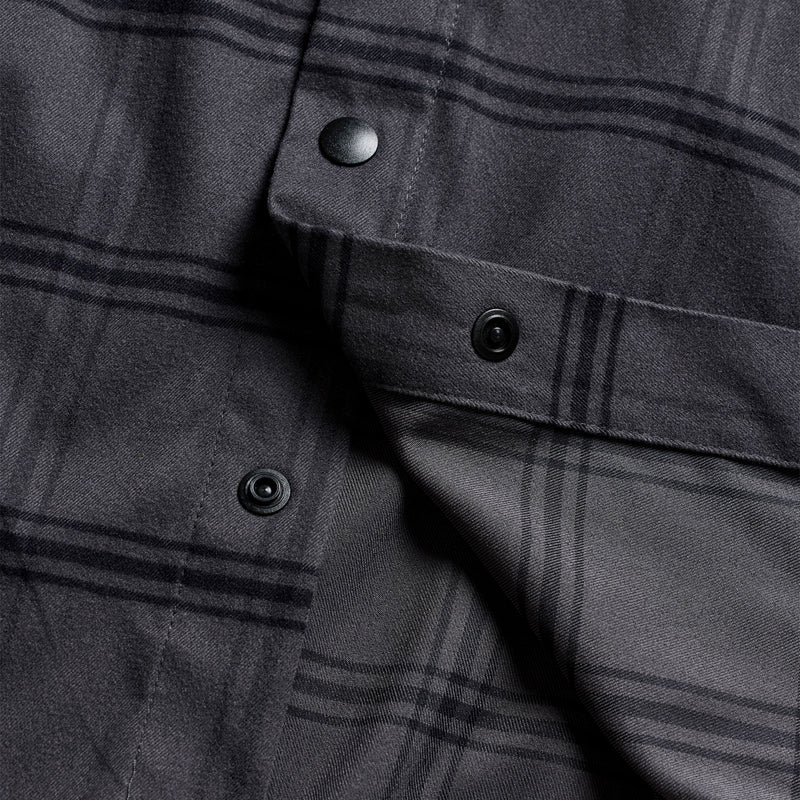 Troy Lee Designs Ruckus Ride Flannel Shirt - YD Plaid - Coal