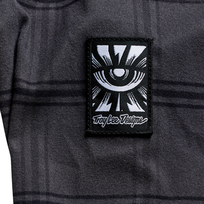 Troy Lee Designs Ruckus Ride Flannel Shirt - YD Plaid - Coal