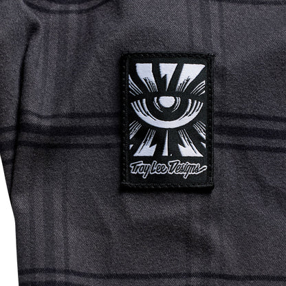 Troy Lee Designs Ruckus Ride Flannel Shirt - YD Plaid - Coal