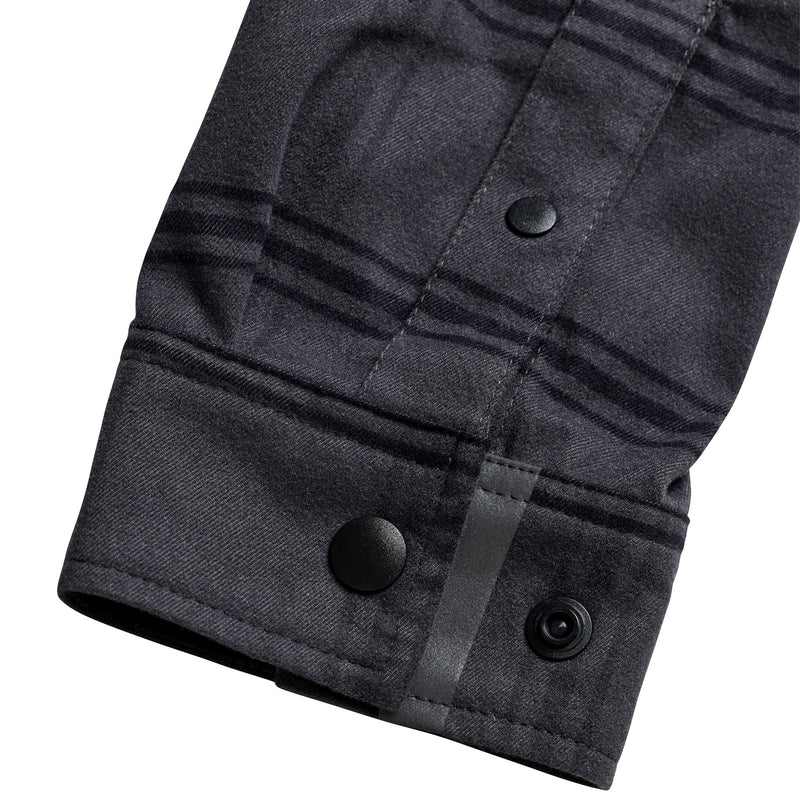 Troy Lee Designs Ruckus Ride Flannel Shirt - YD Plaid - Coal