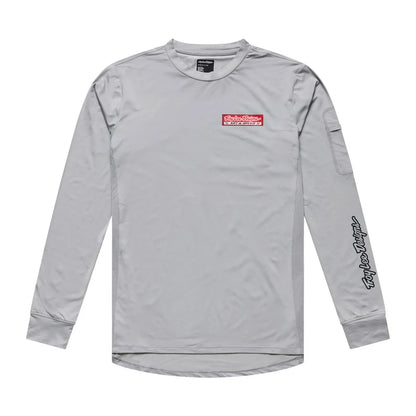 Troy Lee Designs Ruckus Long Sleeve Ride Tee - Custom Paint - Mid Gray