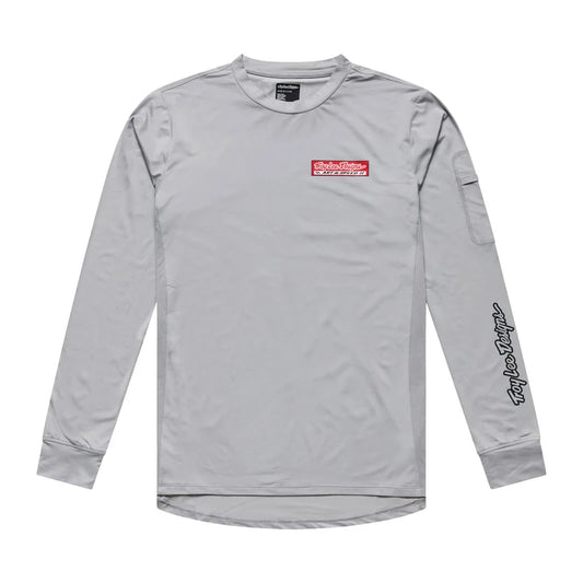 Troy Lee Designs Ruckus Long Sleeve Ride Tee - Custom Paint - Mid Gray