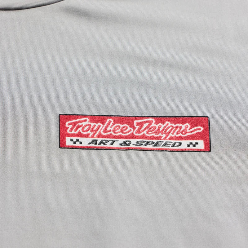 Troy Lee Designs Ruckus Long Sleeve Ride Tee - Custom Paint - Mid Gray