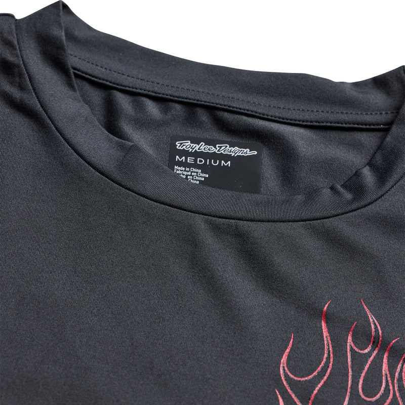 Troy Lee Designs Ruckus Long Sleeve Ride Tee - Ember - Carbon