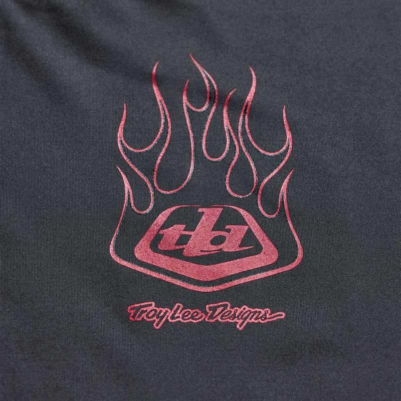 Troy Lee Designs Ruckus Long Sleeve Ride Tee - Ember - Carbon