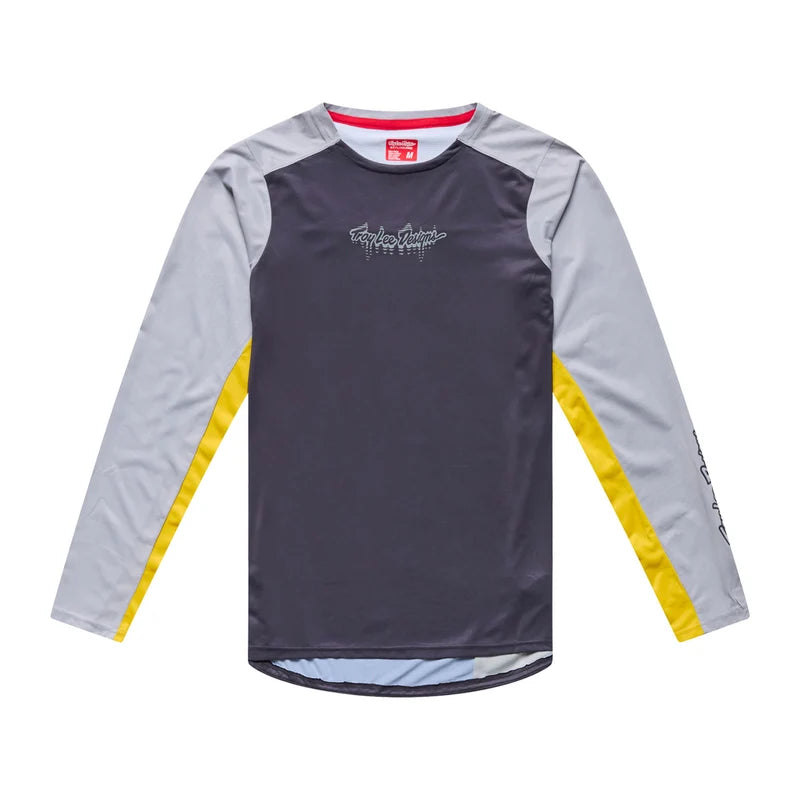 Troy Lee Designs Skyline Pro Long Sleeve MTB Jersey - Descend - Carbon