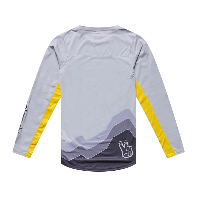 Troy Lee Designs Skyline Pro Long Sleeve MTB Jersey - Descend - Carbon