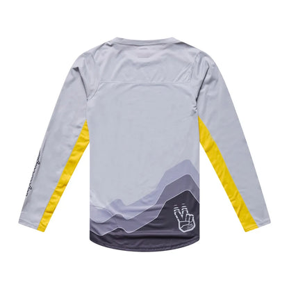 Troy Lee Designs Skyline Pro Long Sleeve MTB Jersey - Descend - Carbon