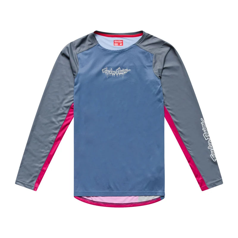 Troy Lee Designs Skyline Pro Long Sleeve MTB Jersey - Descend - Slate
