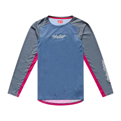 Troy Lee Designs Skyline Pro Long Sleeve MTB Jersey - Descend - Slate