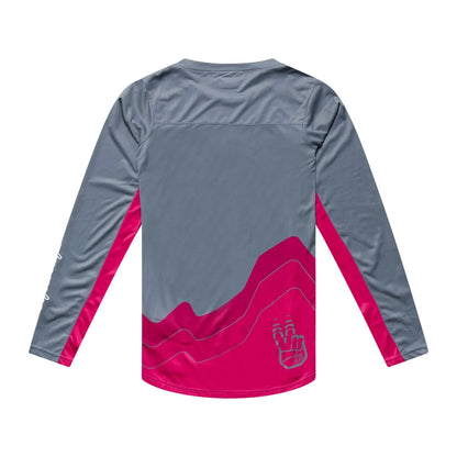 Troy Lee Designs Skyline Pro Long Sleeve MTB Jersey - Descend - Slate