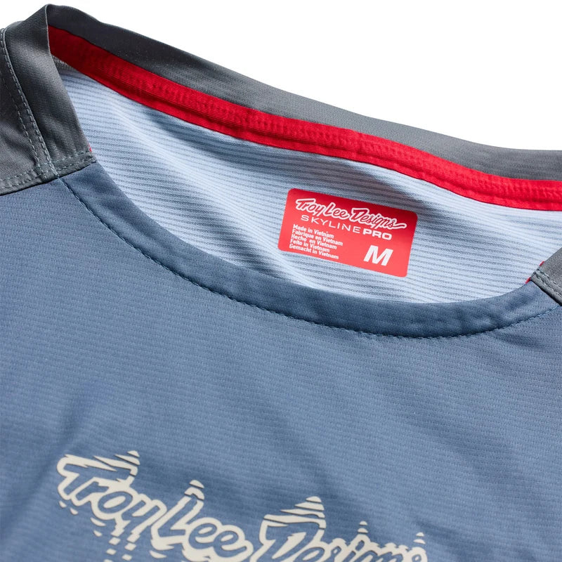Troy Lee Designs Skyline Pro Short Sleeve MTB Jersey - Descend - Slate