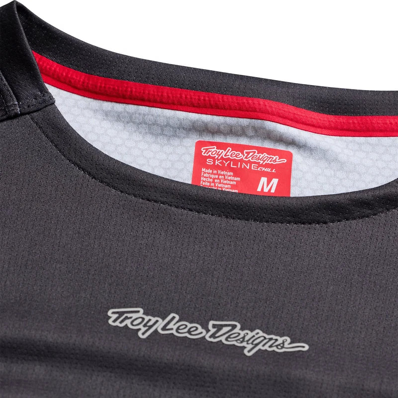 Troy Lee Designs Skyline Chill Long Sleeve MTB Jersey - Switchback - Carbon