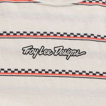 Troy Lee Designs Skyline Fakie Long Sleeve Ride Tee - Stripe - Pumice