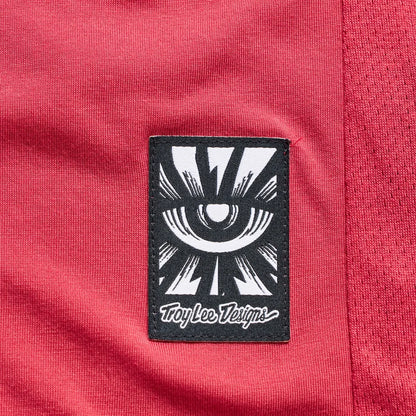 Troy Lee Designs Skyline Long Sleeve Ride Tee - Feathered - Ember Red
